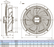 FN040-VDL.0F.A7P1 ZIEHL-ABEGG Axial Fan 3~400V 0.23/0.17kW 0,44/0,27A 1370/1110rpm