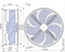 FN050-VDH.4I.A7P1 ZIEHL-ABEGG Axial Fan | 3~400-460V | 1330/940RPM 0.83/0.55kW 1.45/0.97A