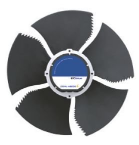 FN056-ZIK.DC.V5P4 ZIEHL-ABEGG Axial Fan 3~200-240V 1.1 kW 3.4/2.8 A 1380 rpm