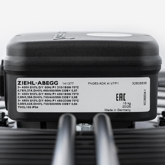 FN063-ADK.4I.V7P1 ZIEHL-ABEGG Axial Fan