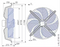 FN063-SDW.4M.A7P1  ZIEHL-ABEGG Axial Fan 0.69/0.48kW 3/400V 1.25/0.78A 900/690rpm