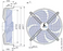 FN071-6IK.BD.V7P3 ZIEHL-ABEGG Axial Fan 230V 0.28 kW 1.4 A