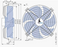 FN071-ZIK.DG.V7P3 ZIEHL-ABEGG Axial Fan 0.81kW | 3~380-480V | 960RPM 1.40/1.10A