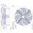 FN080-ADS.6N.V7P5 ZIEHL-ABEGG Axial Fan 3~400V 0.82 /0.48kW 2.1/1.0 A