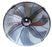 FN080-ADS.6N.V7P2 ZIEHL-ABEGG Axial Fan 3~ 400V 0.93/0.51 kW 2.3/1.1 A