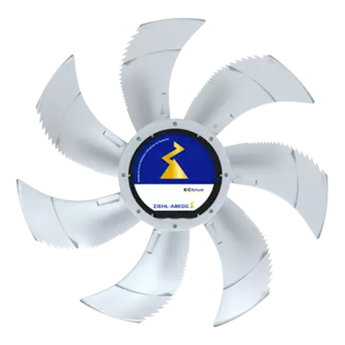 FN080-ZIK.GL.A7P3 ZIEHL-ABEGG Axial Fan 3.1 kW 4.8/3.8 A 1100 rpm