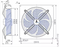 FN080-ZIQ.GG.A7P3 ZIEHL-ABEGG Axial Fan