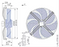 FN100-MDS.7M.V5P1 ZIEHL-ABEGG Axial Fan 3~460V 0.94/0.66kW