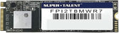 Super Talent FPI2TBMWR7 EX 2TB PCI Express NVMe 3.0 x4 M.2 2280 Internal Solid State Drive