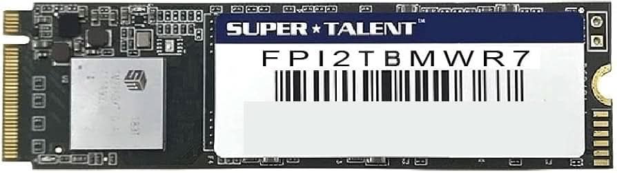 Super Talent FPI2TBMWR7 EX 2TB PCI Express NVMe 3.0 x4 M.2 2280 Internal Solid State Drive