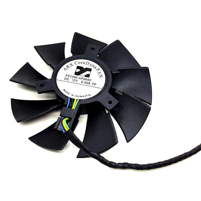 FS1290-AP084C 77x77x50mm 12V DC 4-Wire Axial Cooling Fan
