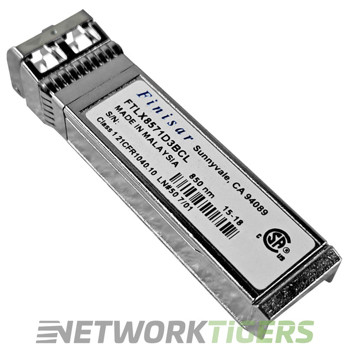 Finisar FTLF8528P3BCV-HD 8GB Fibre Channel 850nm MMF SFP+ Transceiver