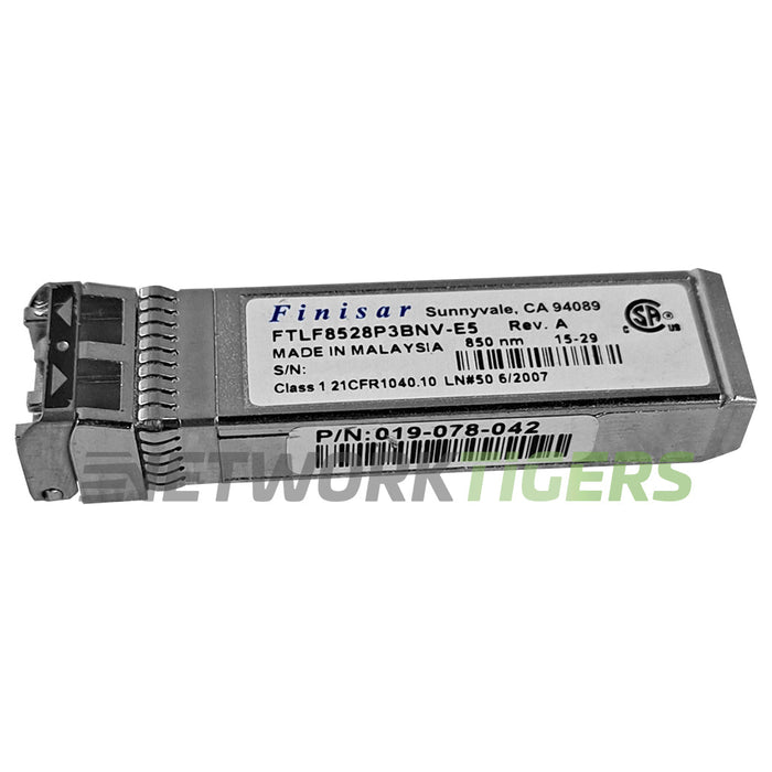 Finisar FTLF8528P3BNV-E5 8GB 150m SFP+ Fibre Channel Optical Transceiver
