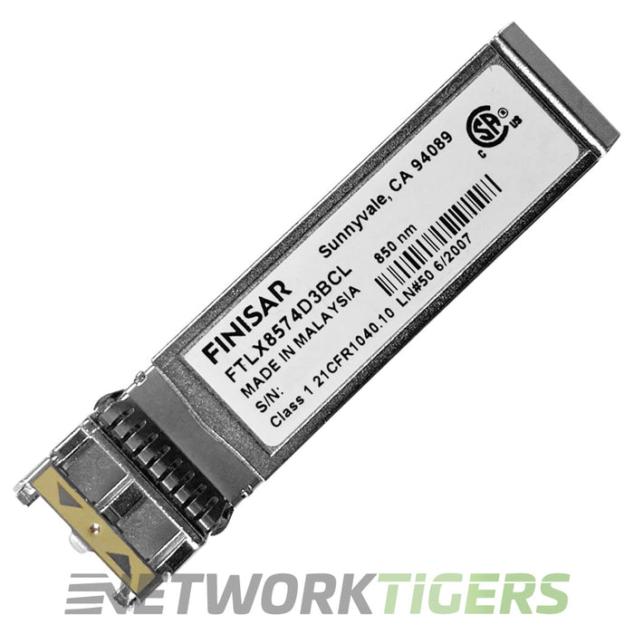Finisar FTLX8574D3BCL 10GB BASE-SR 850nm Short Range MMF SFP+ Transceiver