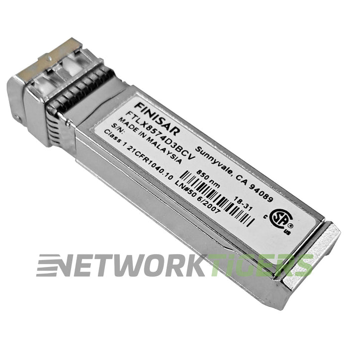 Finisar FTLX8574D3BCV 10GB BASE-SR 850nm MMF 300m SFP+ Transceiver