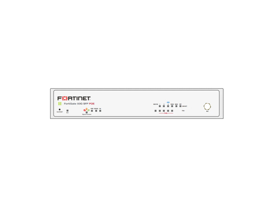 Fortinet FortiGate 51G-SFP-POE Next-Generation Firewall with PoE+ & 64GB SSD (FG-51G-SFP-POE)