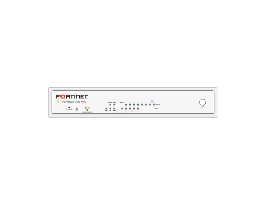 Fortinet FortiGate 70G-POE Unified Threat Protection (UTP) 5-Year Bundle (FG-70G-POE-BDL-950-60)