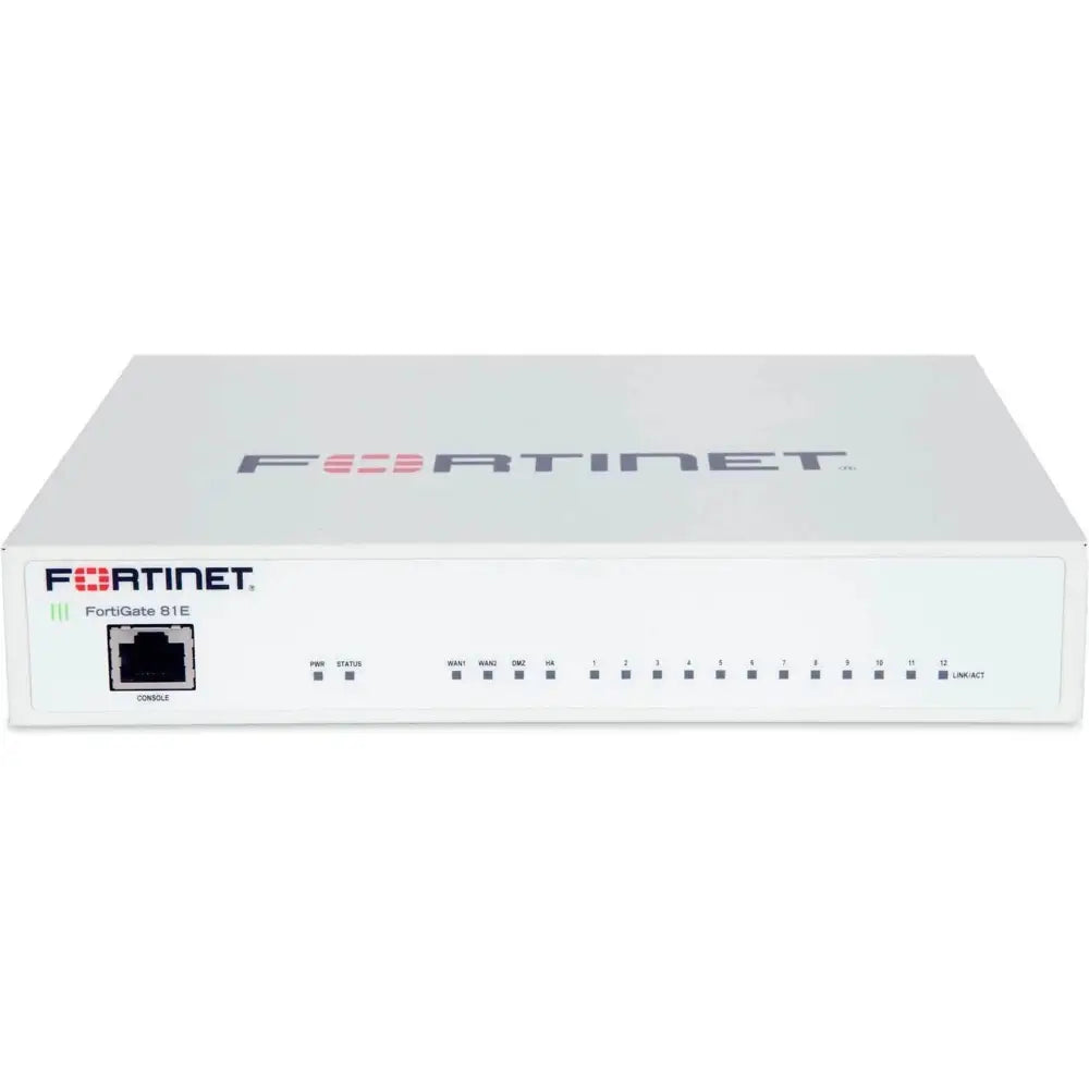 Fortinet FortiGate 81E Network Security Firewall 14-Port 128GB SSD FG-81E - Refurbished