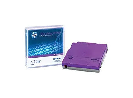 C7976BW - HP LTO-6 Ultrium 2.5TB(Native) / 6.25TB(Compressed) 6 1/2-inch Re-Writable BaFe WORM Data Tape Media Cartridge