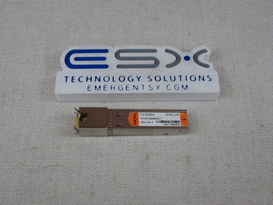 Flexoptic T.C12.02.A 1000Base-T GbE RJ45 Copper 100m SFP Transceiver