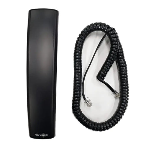 Polycom VVX HD Voice Replacement Handset with Curly Cord - Black - POLY-VVX-HANDSET - New