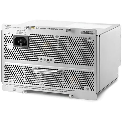 HPE Aruba 5400R 1100W PoE+ zl2 Power Supply J9829A - Refurbished