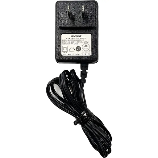 Yealink PS5V600US 5V 0.6A Power Supply for T19P T21P T23G T40P W52P W52H - New