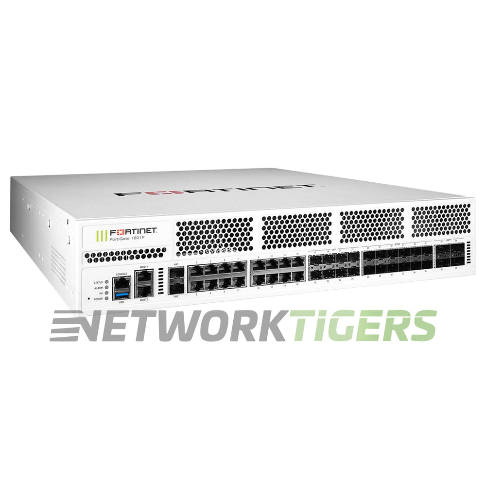 Fortinet FG-1801F FortiGate 1800F 140 Gbps Registrable / Unclaimed Firewall