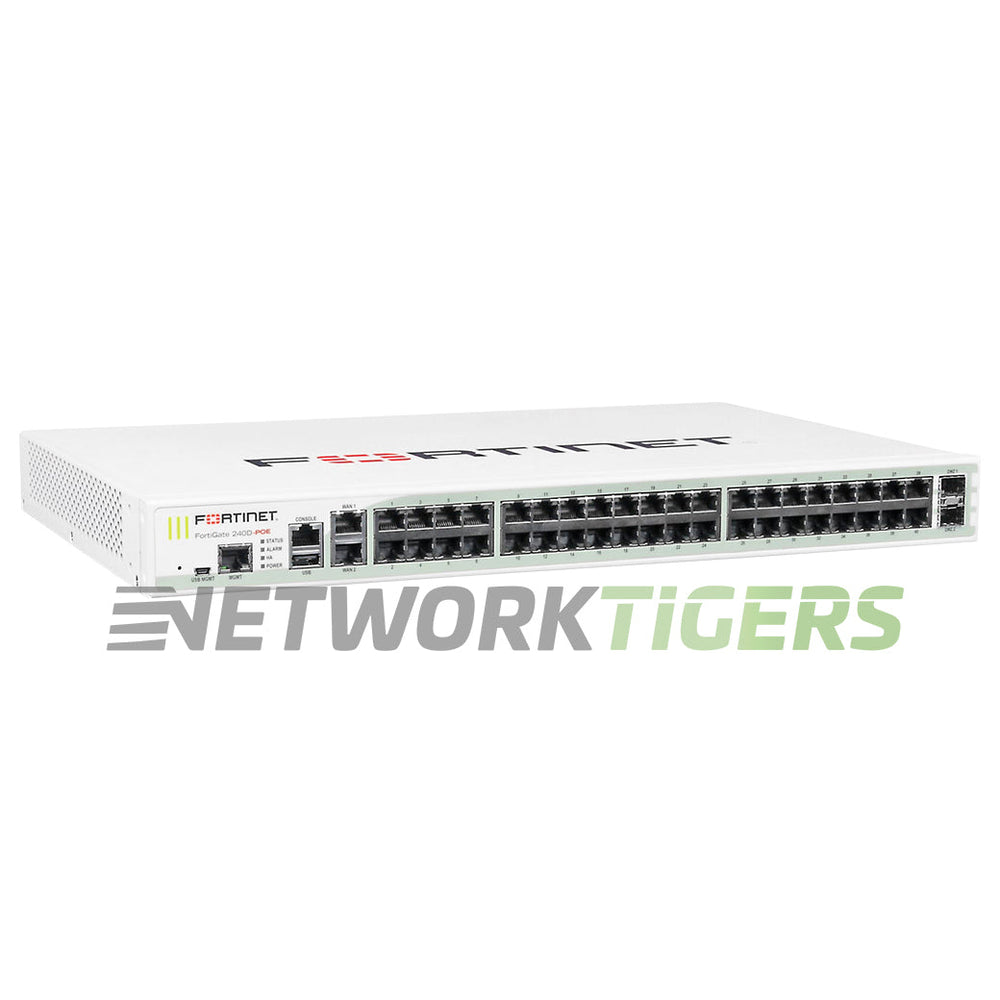 Fortinet FG-240D-POE 4 Gbps Local Management Only Firewall