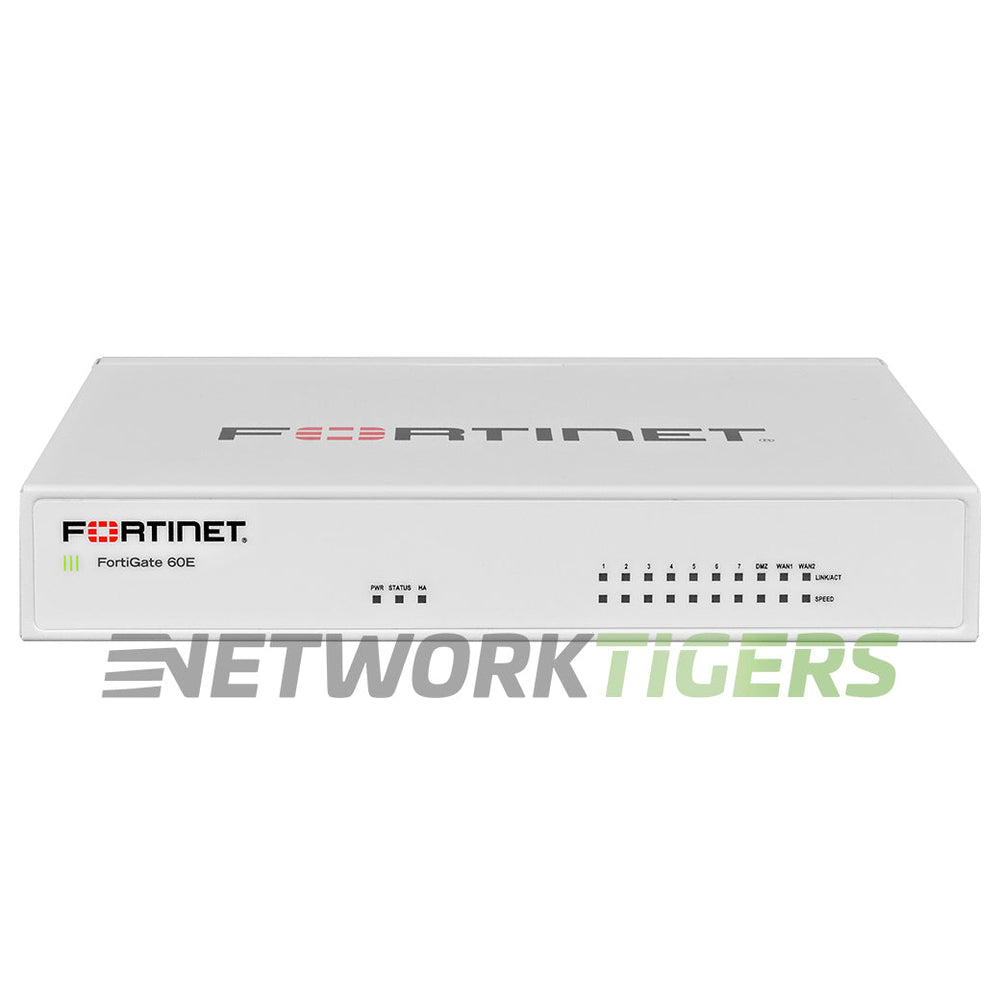 Fortinet FG-60E FortiGate 60E Series 3 Gbps Registrable / Unclaimed Firewall