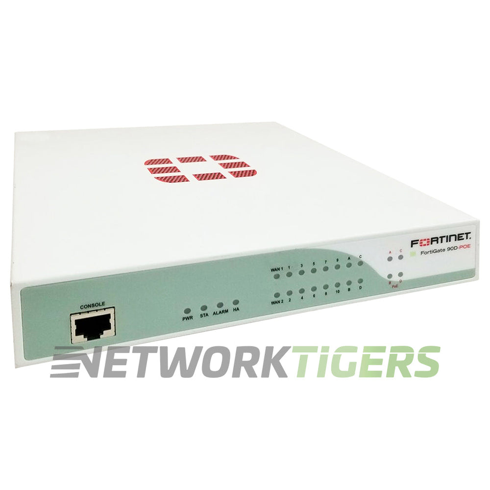 Fortinet FG-90D-POE FortiGate 90D 3.5 Gbps Local Management Only Firewall