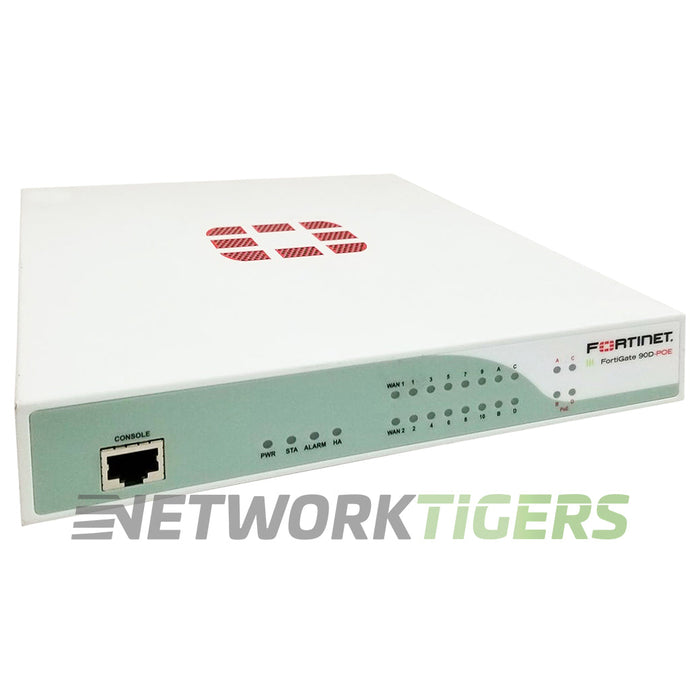 Fortinet FG-90D-POE FortiGate 90D 3.5 Gbps Local Management Only Firewall