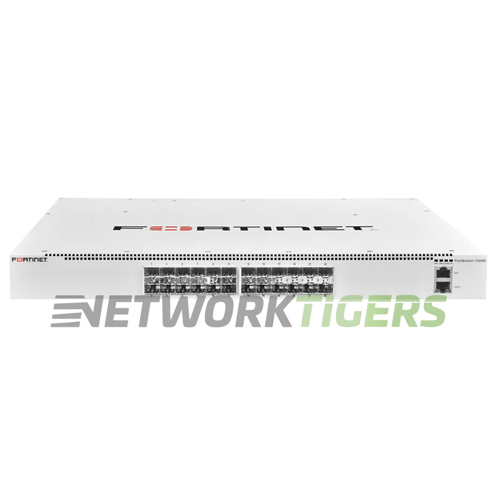 Fortinet FS-1024D 1000 Series 24x 10GB SFP+ F-B Air Local Management Only Switch