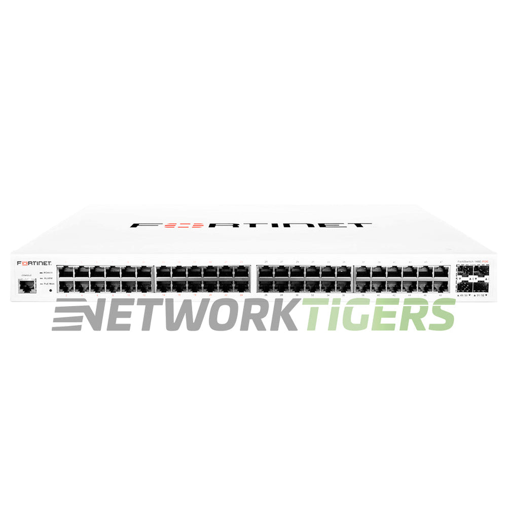 Fortinet FS-148E-POE 48x (24x PoE+) RJ45 4x SFP - Local Management Only Switch