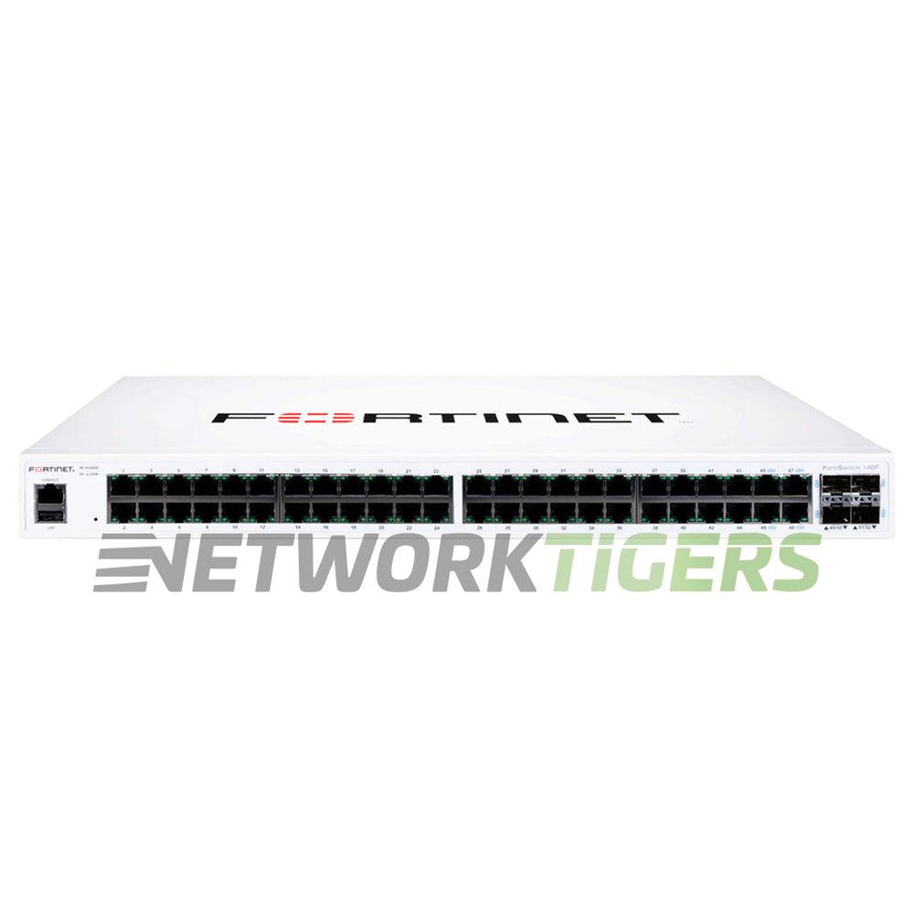 Fortinet FS-148F 100 Series 48x 1GB RJ45 4x SFP+ Local Management Only Switch