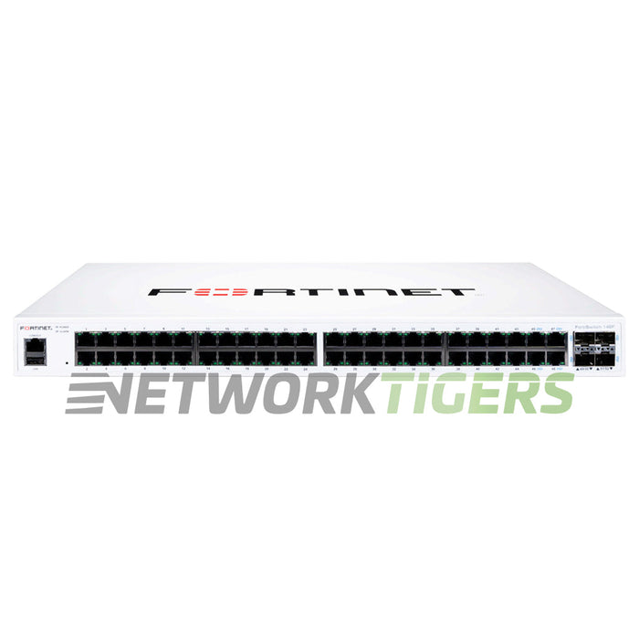 Fortinet FS-148F 100 Series 48x 1GB RJ45 4x SFP+ Local Management Only Switch