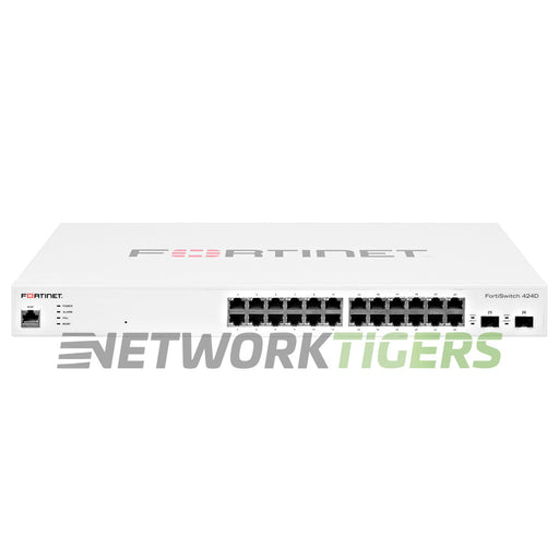 Fortinet FS-424D 24x 1GB RJ45 2x 10GB SFP+ Local Management Only Switch