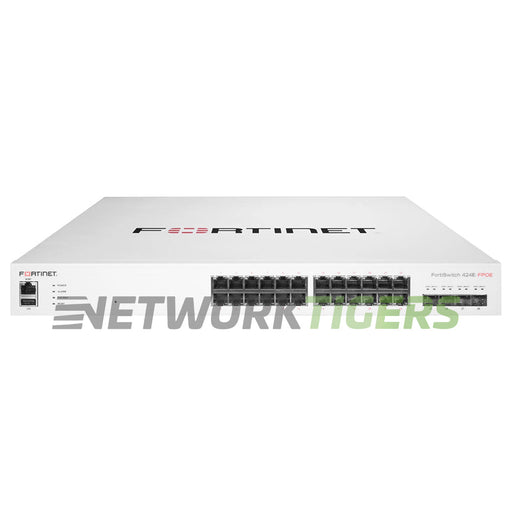 Fortinet FS-424E-FPOE 24x 1GB PoE+ RJ45 4x SFP+ Registrable / Unclaimed Switch