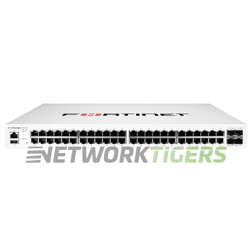 Fortinet FS-448E 400 Campus Series 48x 1GB RJ45 4x 10GB SFP+ Switch