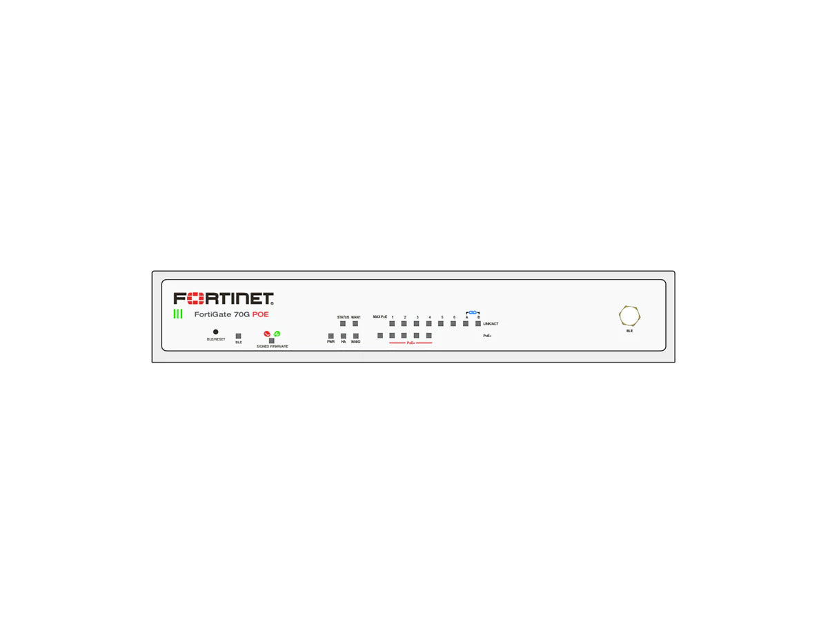 Fortinet FortiGate 71G-POE Enterprise Protection 3-Year Bundle (FG-71G-POE-BDL-809-36)