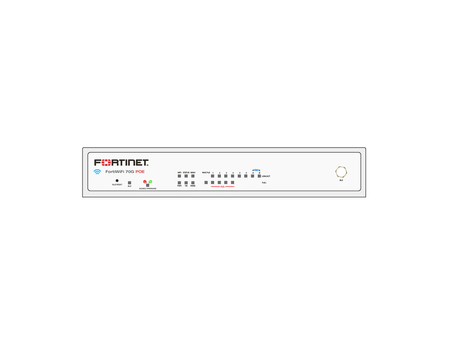 Fortinet FortiWiFi FWF-70G-POE Firewall + 5 Year Enterprise Protection