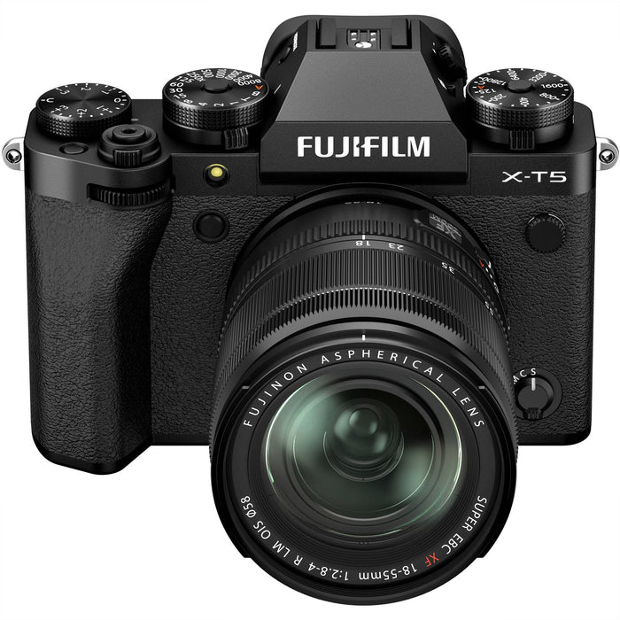 Fujifilm X-T5 Mirrorless Camera with 18-55mm Lens (Black & Silver)