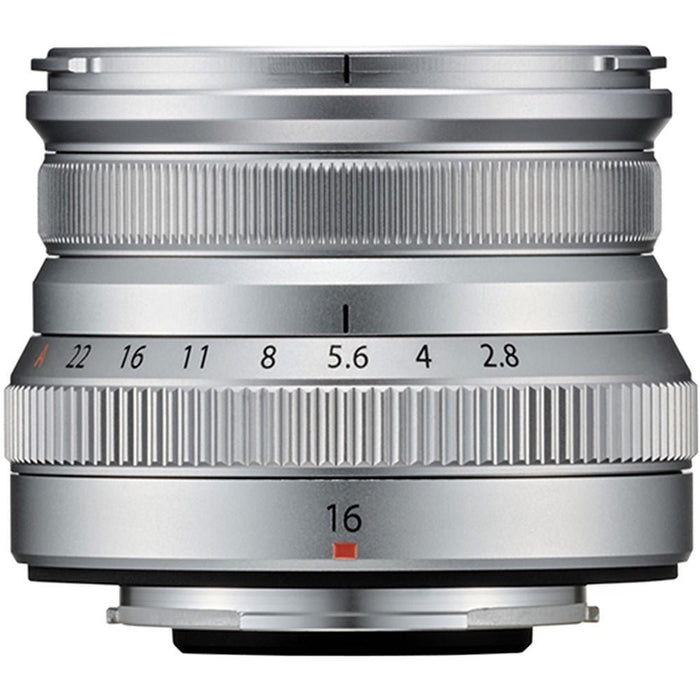 Fujifilm XF 16mm F2.8 R WR Lens (Black & Silver)