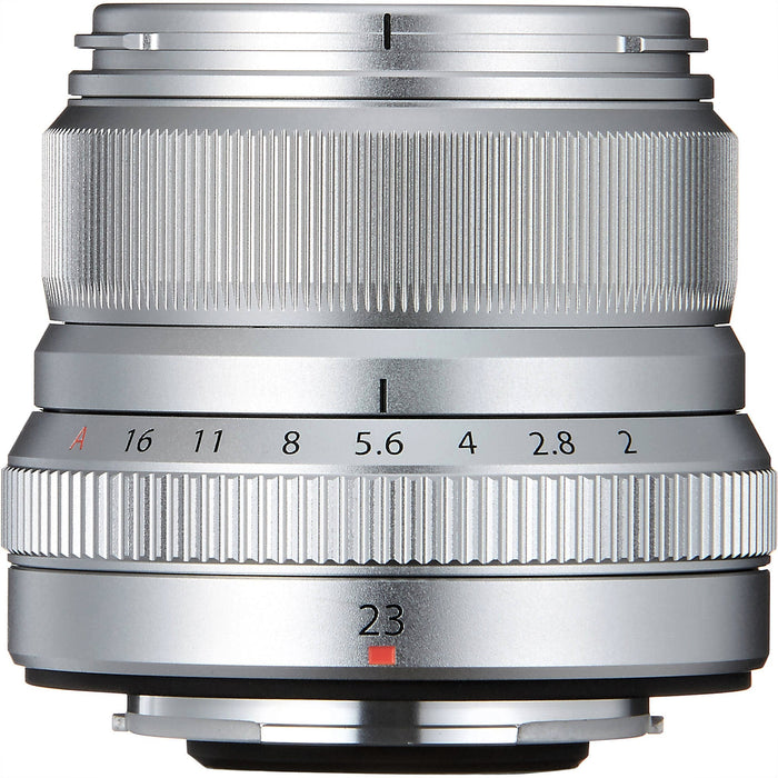 Fujifilm XF 23mm F/2 R WR Lens (Black & Silver)