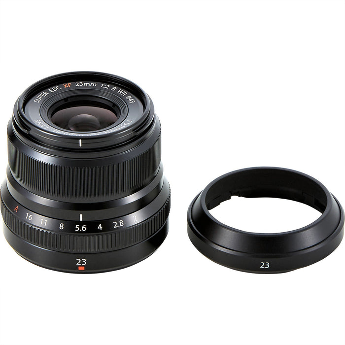 Fujifilm XF 23mm F/2 R WR Lens (Black & Silver)