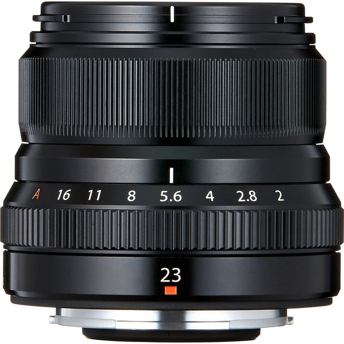 Fujifilm XF 23mm F/2 R WR Lens (Black & Silver)