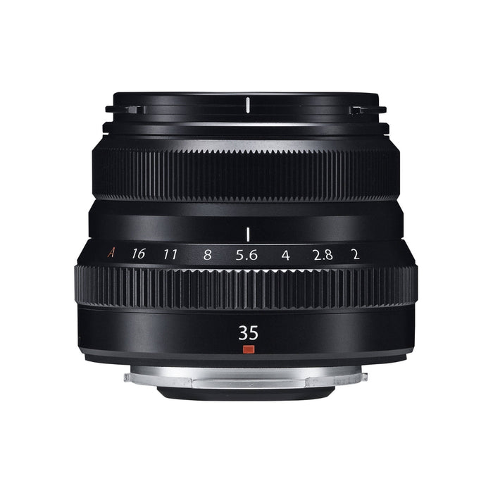 Fujifilm XF 35mm F/2 R WR Lens (Black & Silver)