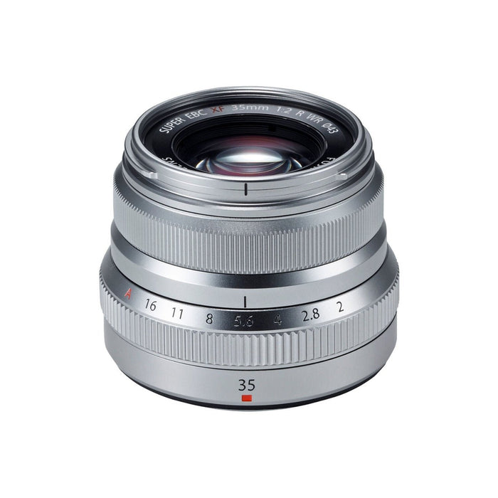 Fujifilm XF 35mm F/2 R WR Lens (Black & Silver)