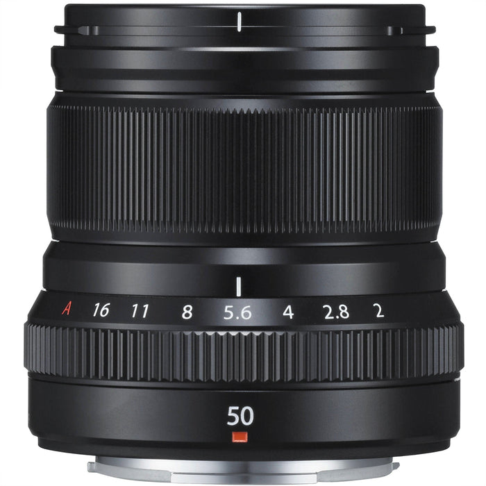 Fujifilm XF 50mm F2 R WR Lens (Black & Silver)