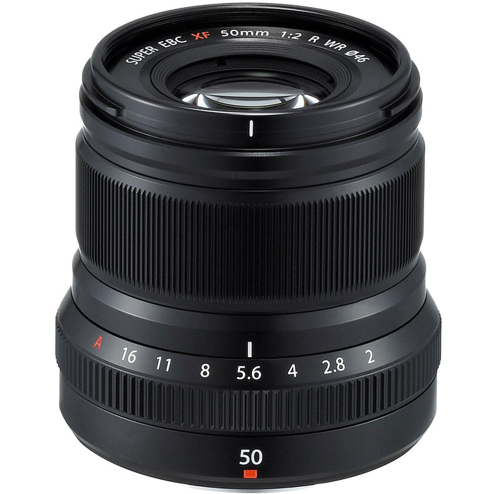 Fujifilm XF 50mm F2 R WR Lens (Black & Silver)